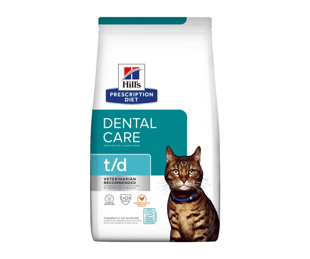 Dental care cat food