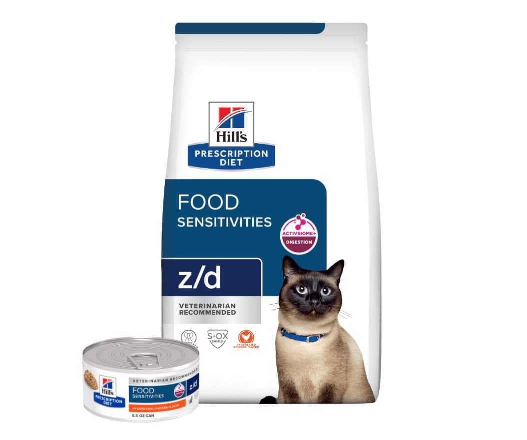 Skin care cat food