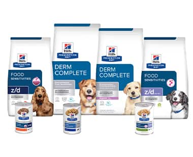 Skin care dog food