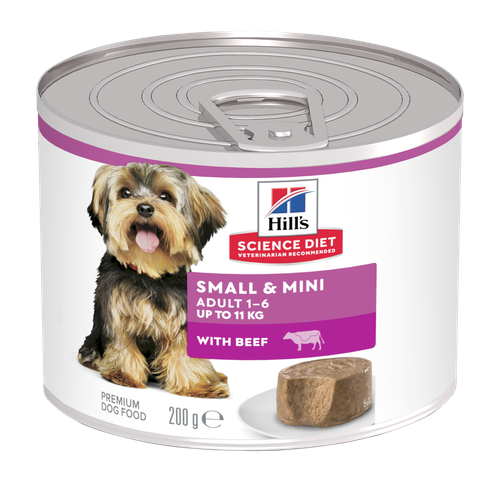 Adult Small & Mini Dog Mousse with Beef Packshot