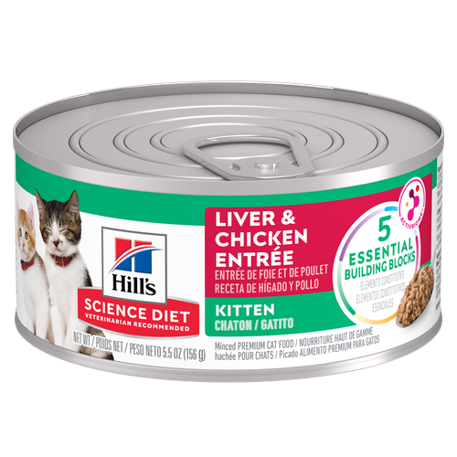 Kitten Liver & Chicken Entrée Packshot